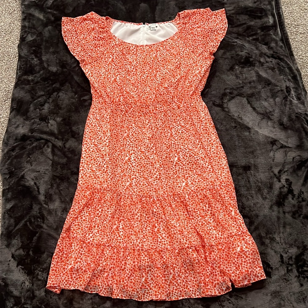 J. Crew Midi Dress With Flutter Sleeves - Picture 4 of 12